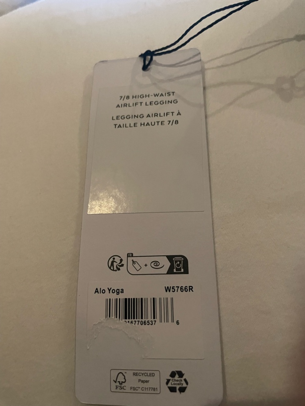ALO Yoga Black High-Waist 7/8 Leggings - Picture 5 of 5